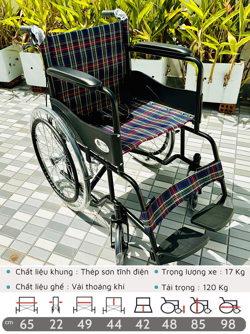 Xe lăn Lucass X75 - Cửa hàng xe lăn 0935057074