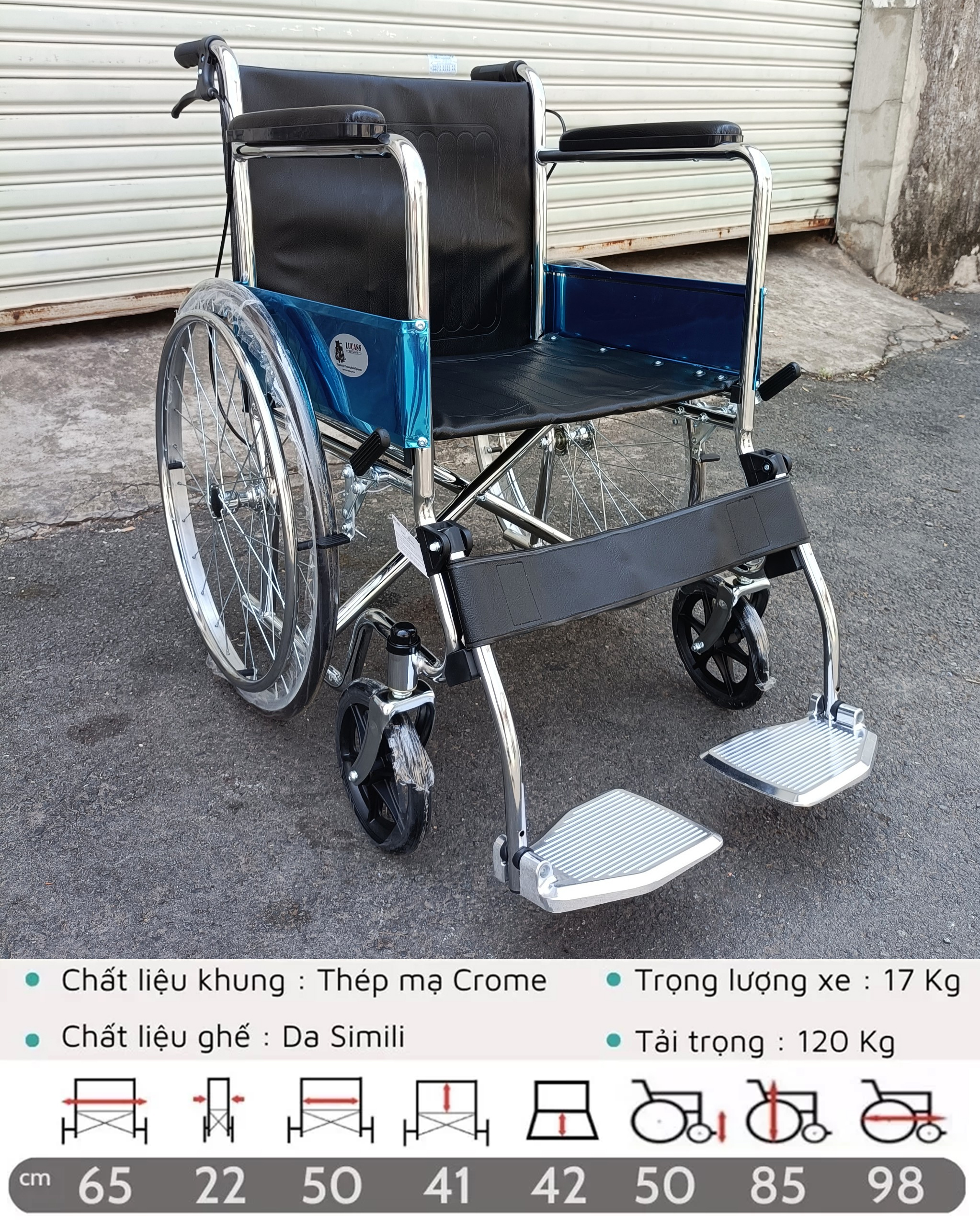 Xe lăn Lucass X91 Đà Nẵng