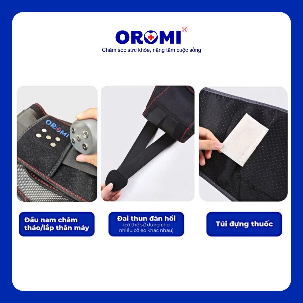 Đai massage nhiệt Oromi MB-3327 