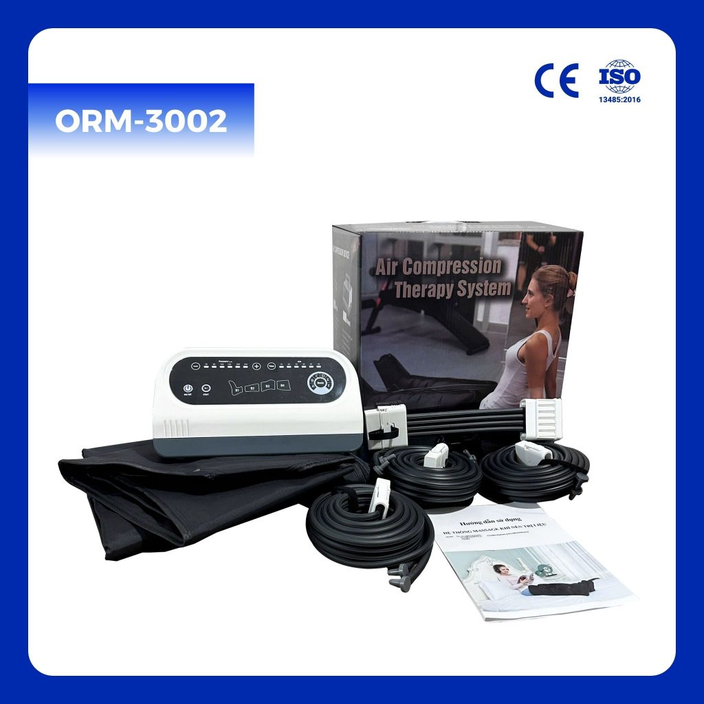 Máy nén ép trị liệu giãn tĩnh mạch và massage Oromi 3002 tại Đà Nẵng