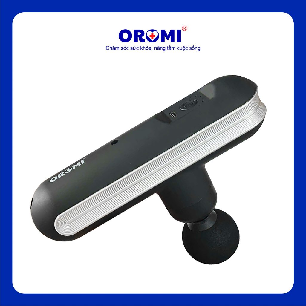 Súng massage cầm tay 4 đầu Oromi KT-8