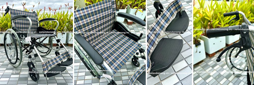 Mẫu xe lăn khung nhôm tại Đà Nẵng