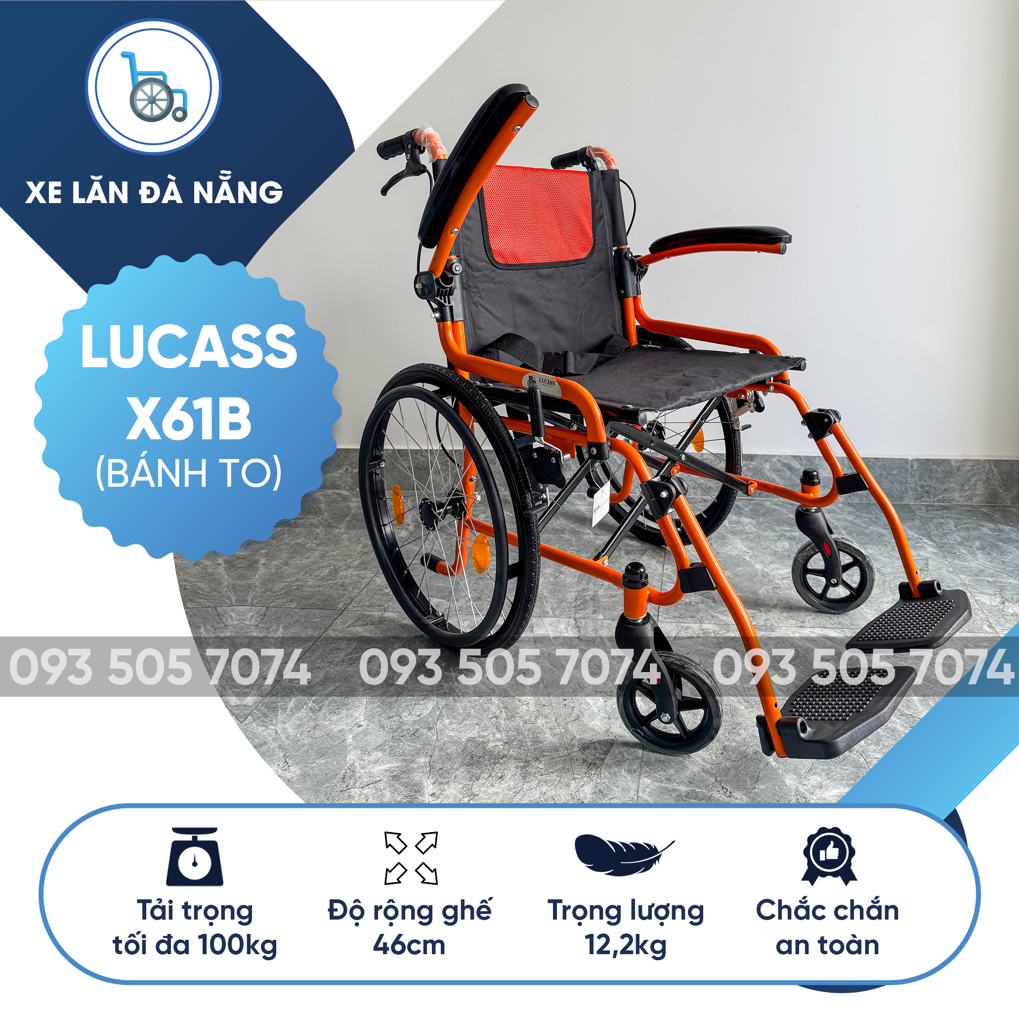 XE LĂN X61 LUCASS ĐÀ NẴNG 093 505 7074