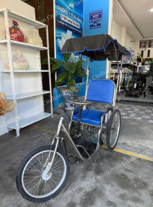 Xe lăn lắc inox có mui SS10