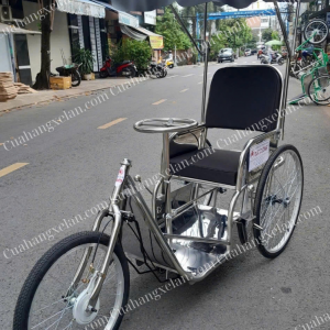 Xe lăn lắc inox có mui SS10