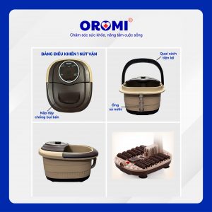 Bồn ngâm chân Oromi hồng ngoại 528D
