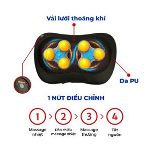 Gối massage hồng ngoại Oromi 755