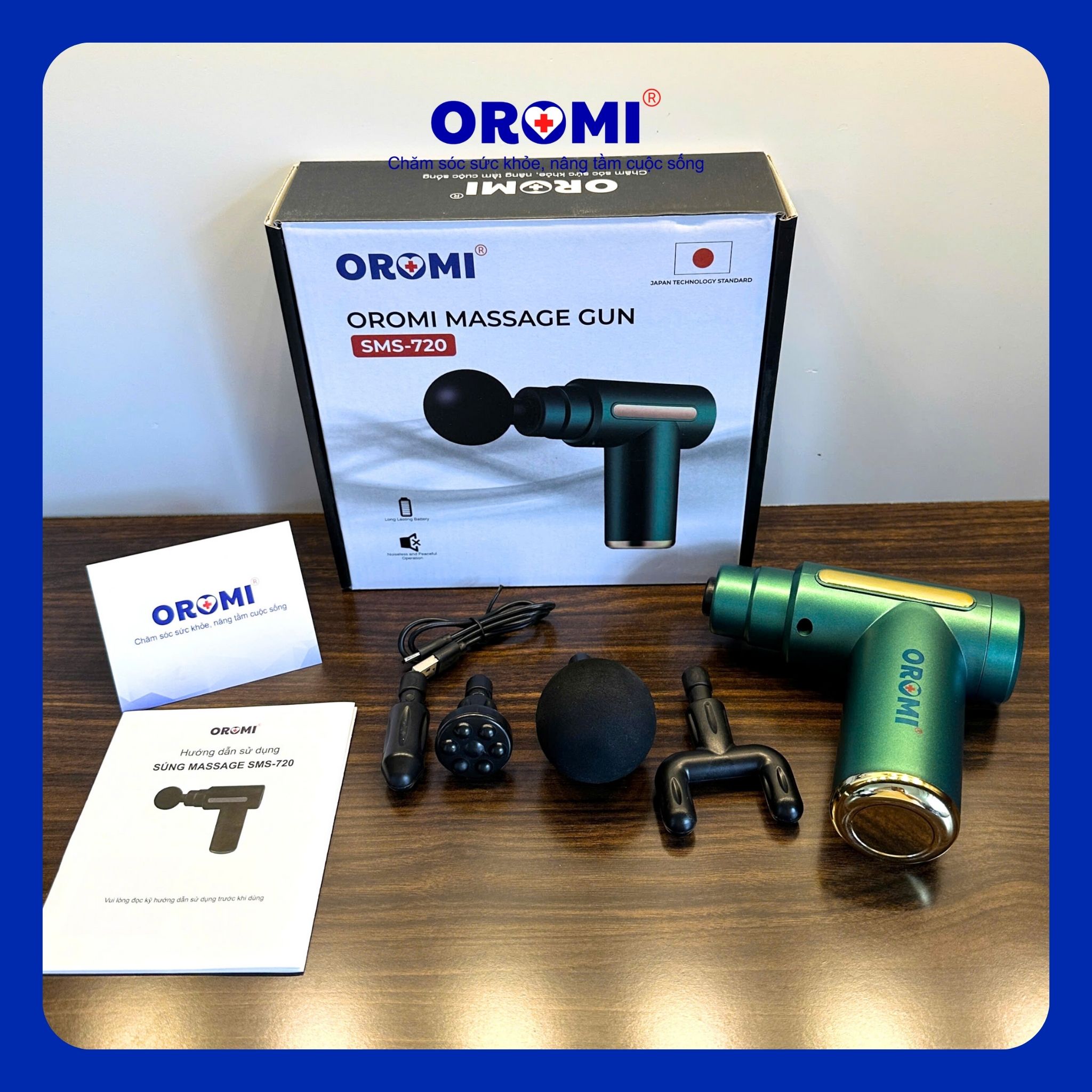 Súng massage cầm tay mini Oromi SMS-720