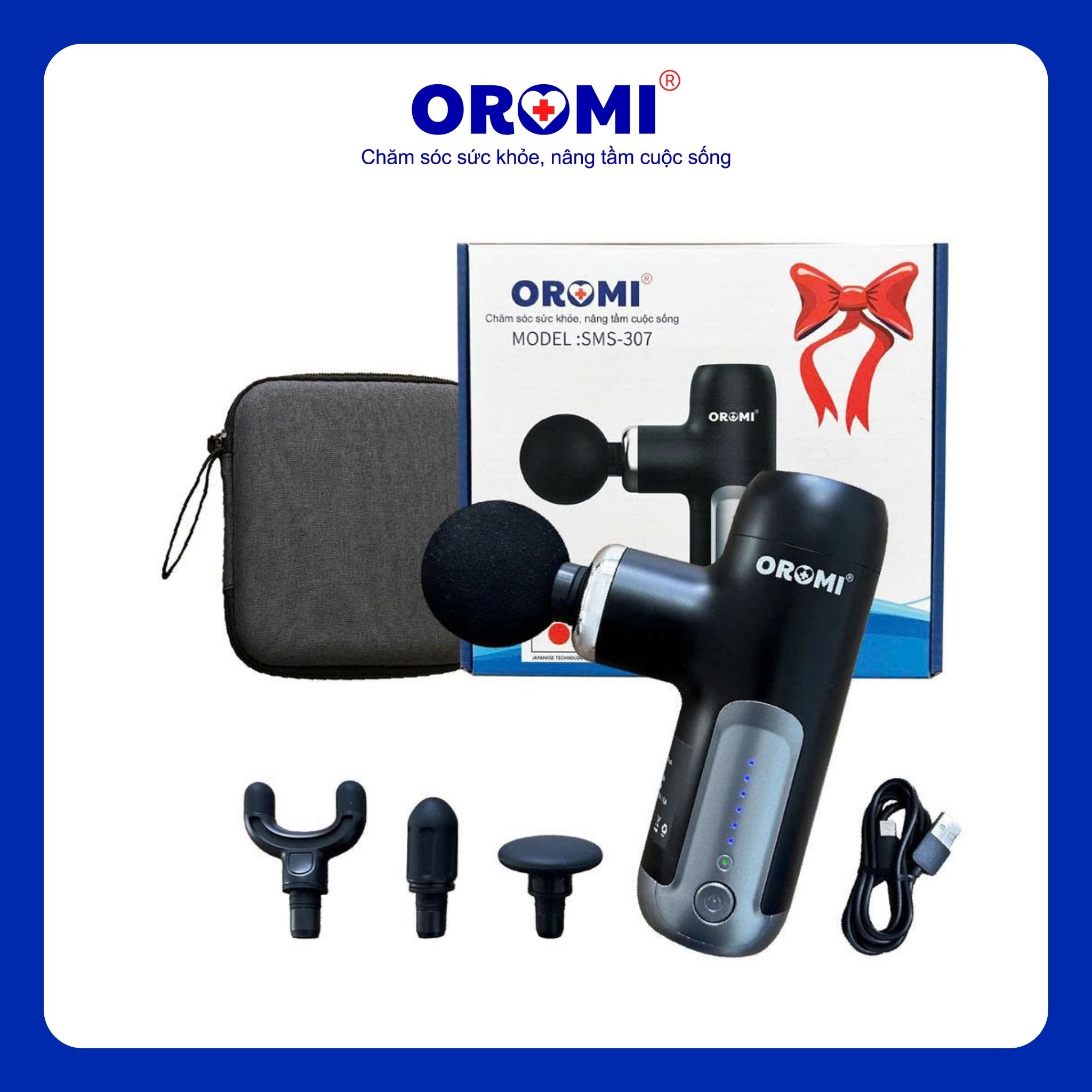 Súng massage mini cao cấp Oromi SMS-307
